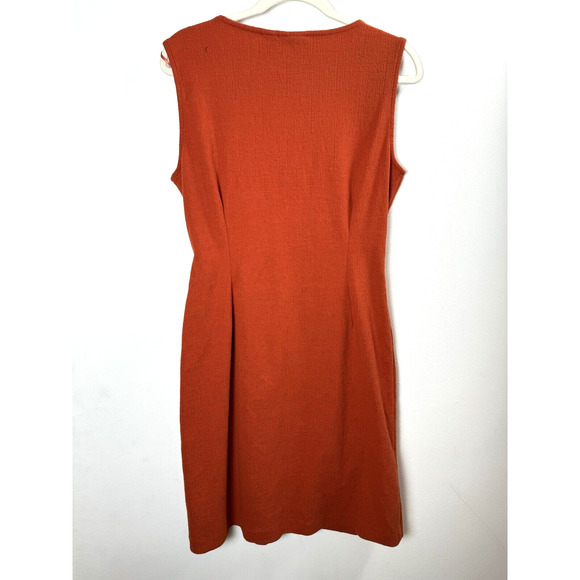 Cynthia Rowley Fall Wrap Dress Classic Preppy Twee Coquette Classy Work Office M - Picture 4 of 5